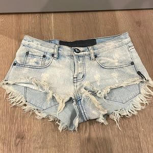 One Teaspoon Denim Shorts, Size 25